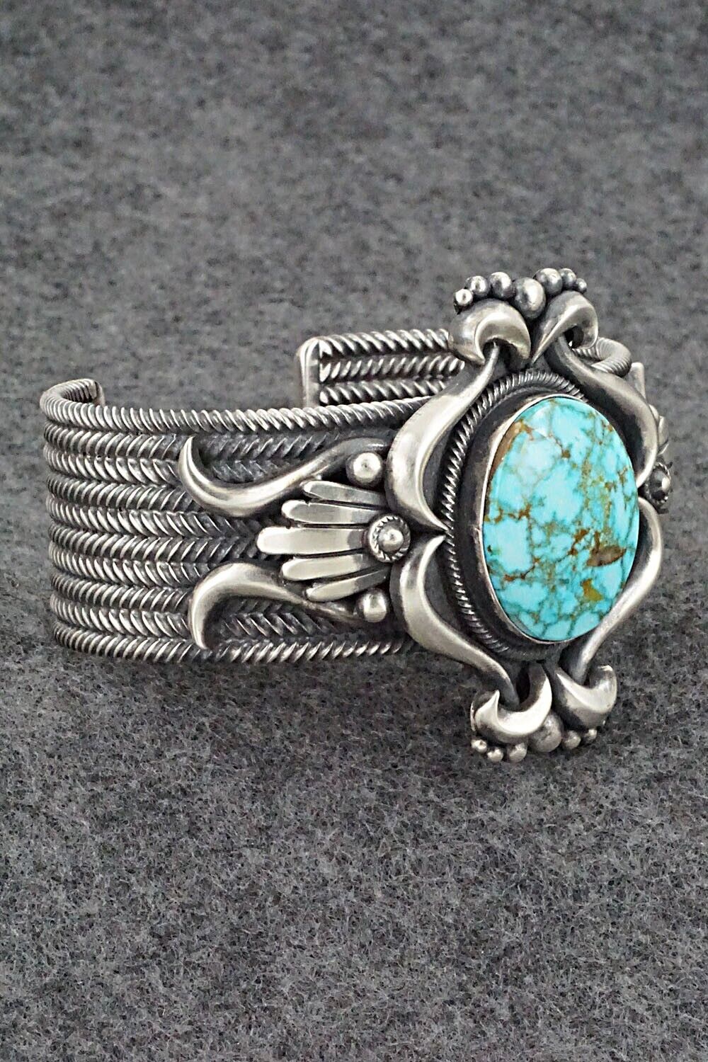 Turquoise & Sterling Silver Bracelet - Derrick Gordon