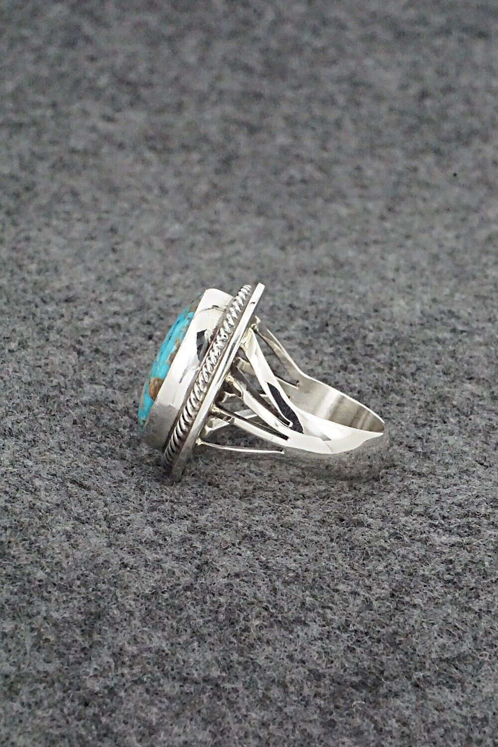 Turquoise & Sterling Silver Ring - Marita Benally - Size 7