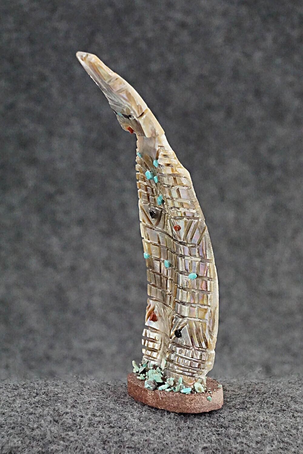 Corn Maiden Zuni Fetish Carving - Carl Etsate