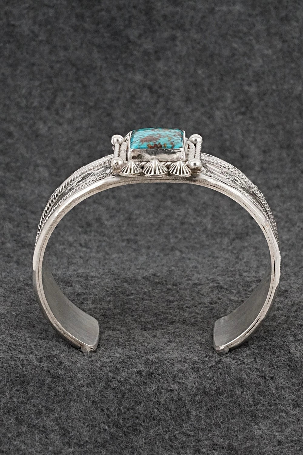 Turquoise & Sterling Silver Bracelet - Michael Calladitto