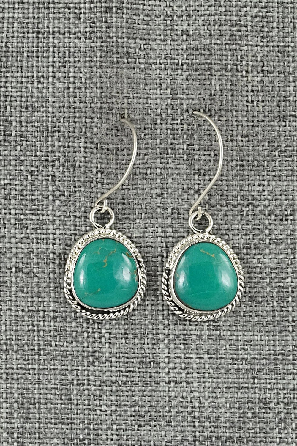 Turquoise & Sterling Silver Earrings - Rosemary Saunders