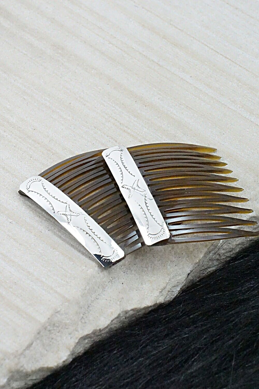 Sterling Silver Hair Combs - Randall Dalgai
