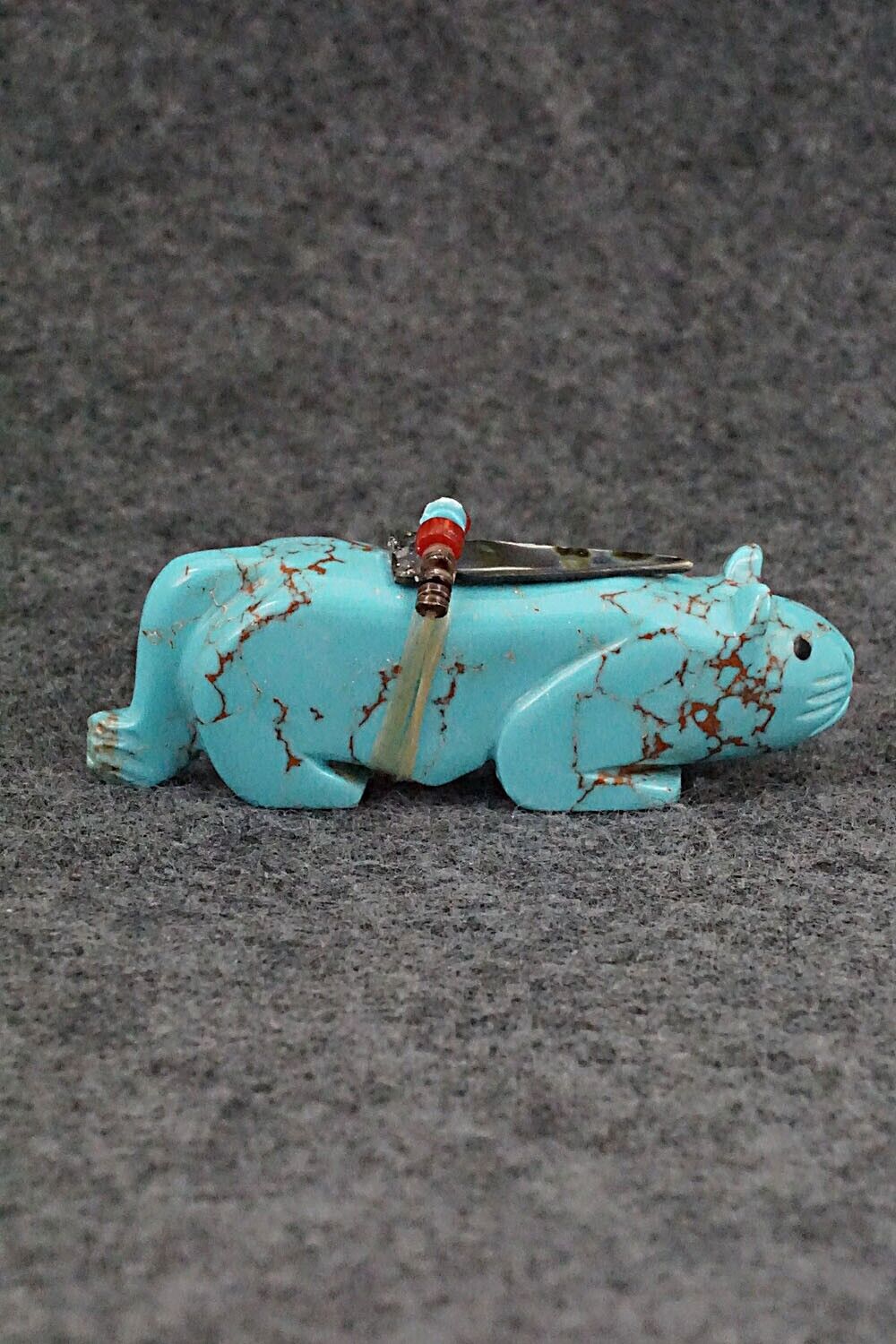 Mountain Lion Zuni Fetish Carving - Alex Tsethlikai