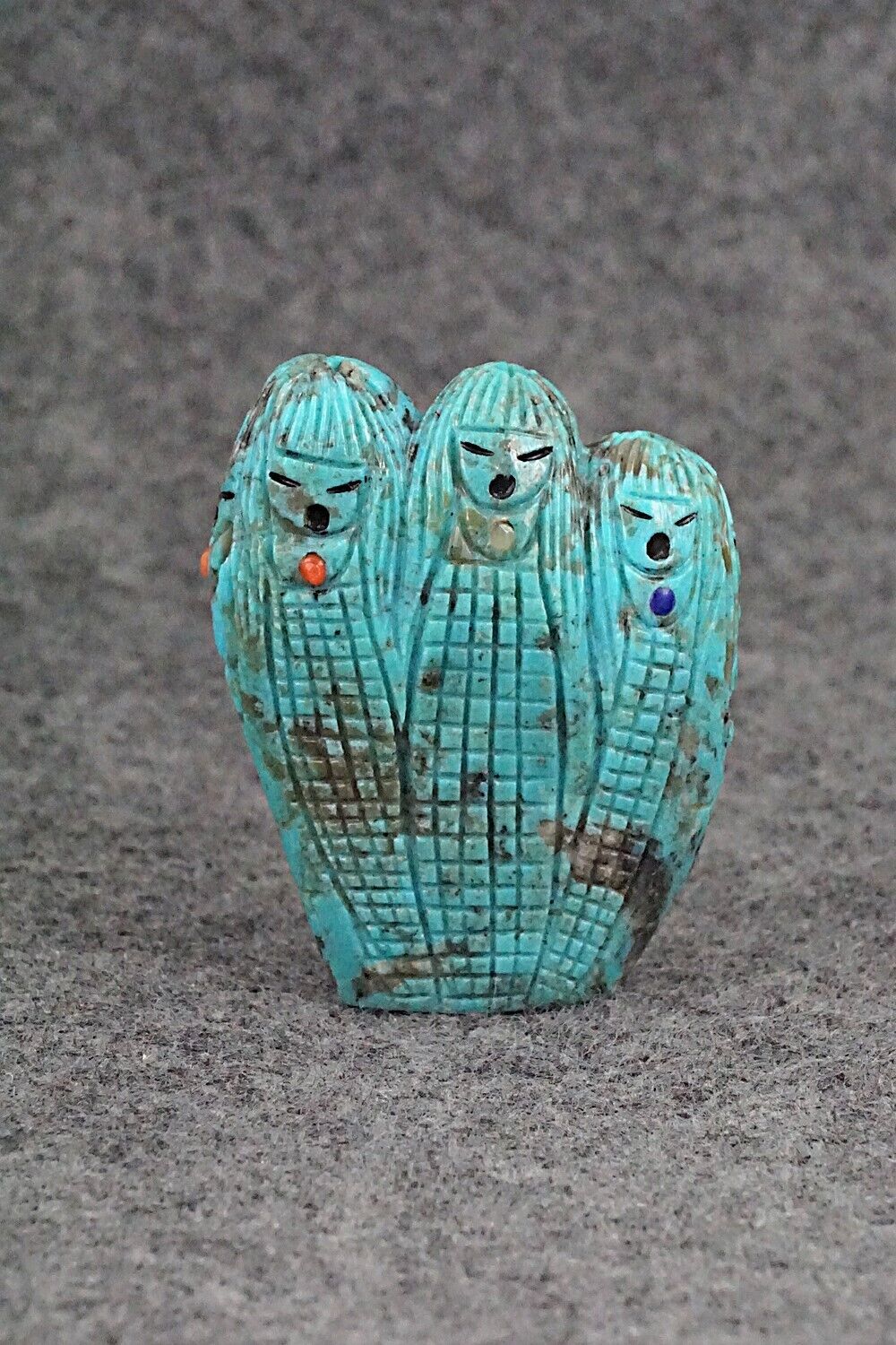 Corn Maiden Zuni Fetish Carving - Sandra Quandelacy