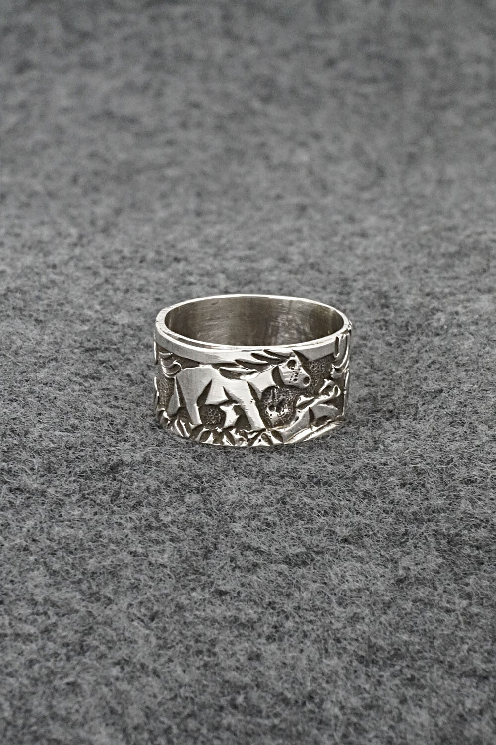 Sterling Silver Ring - Lloyd Becenti - Size 7.5