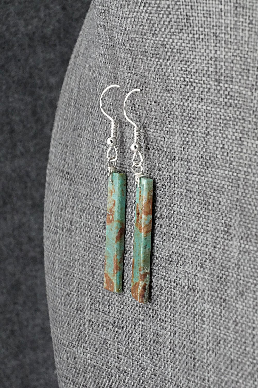 Turquoise & Sterling Silver Earrings - Tammy Nolcot