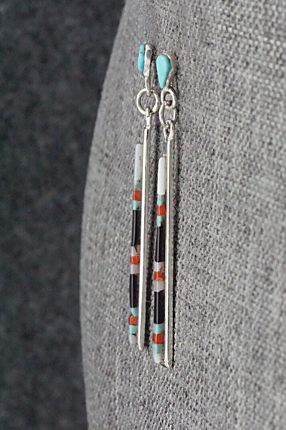 Multi-Stone & Sterling Silver Earrings - Jeanette Chavez