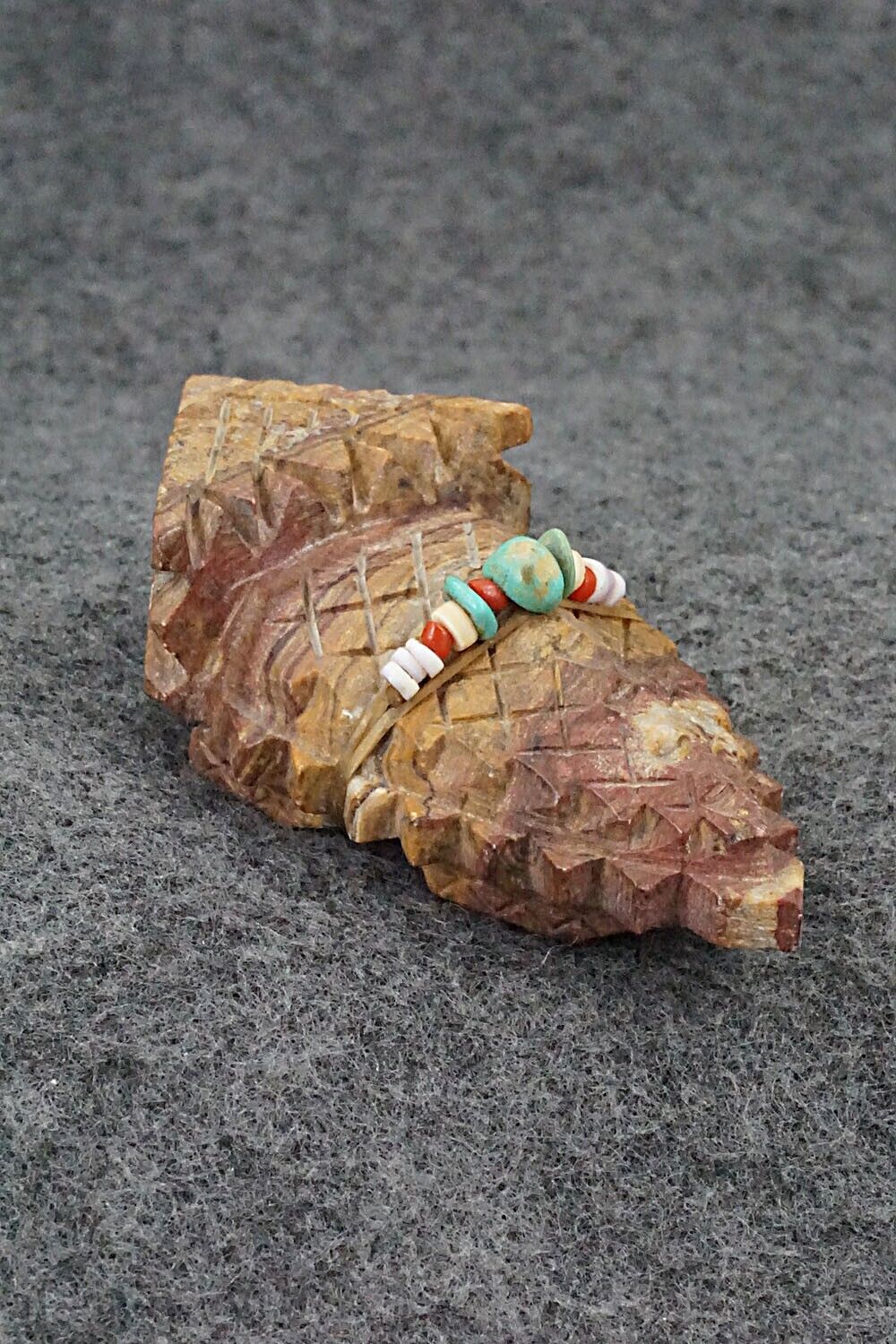 Horned Toad Zuni Fetish Carving - Douglas Martza