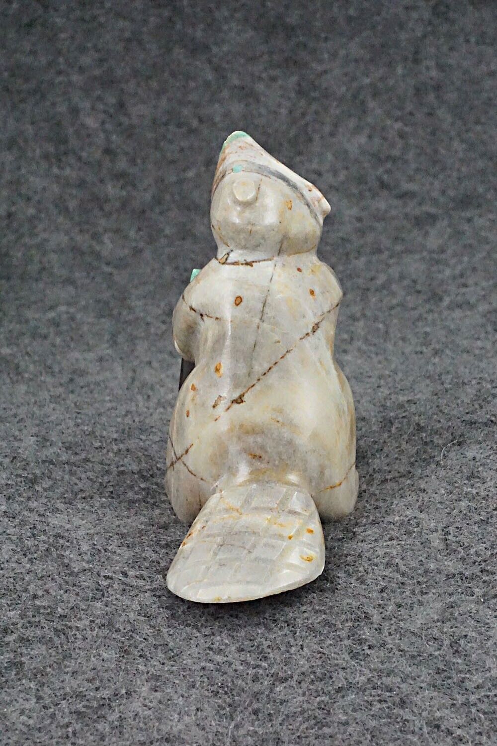Beaver Zuni Fetish Carving - Enrike Leekya