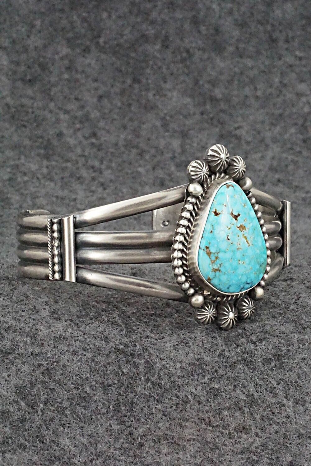 Turquoise & Sterling Silver Bracelet - Michael Calladitto