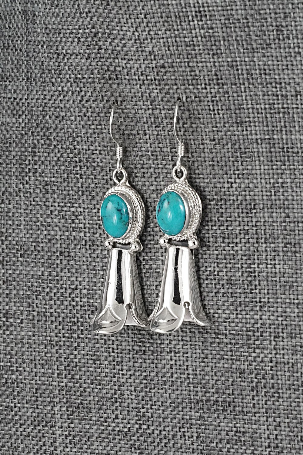 Turquoise & Sterling Silver Earrings - Sharon McCarthy