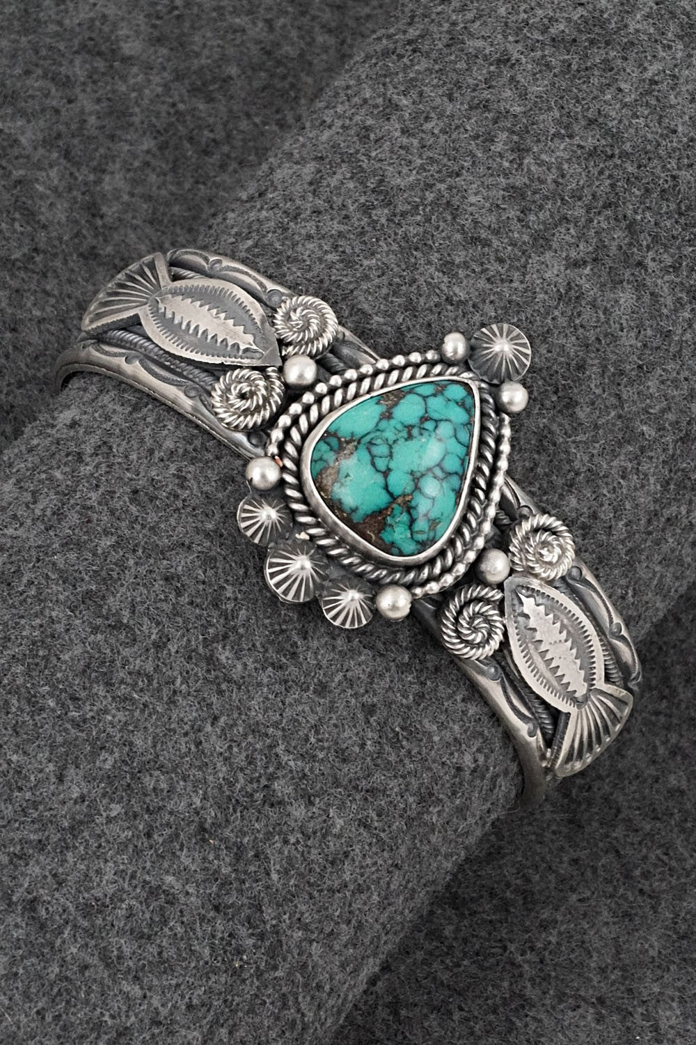 Turquoise & Sterling Silver Bracelet - Michael Calladitto