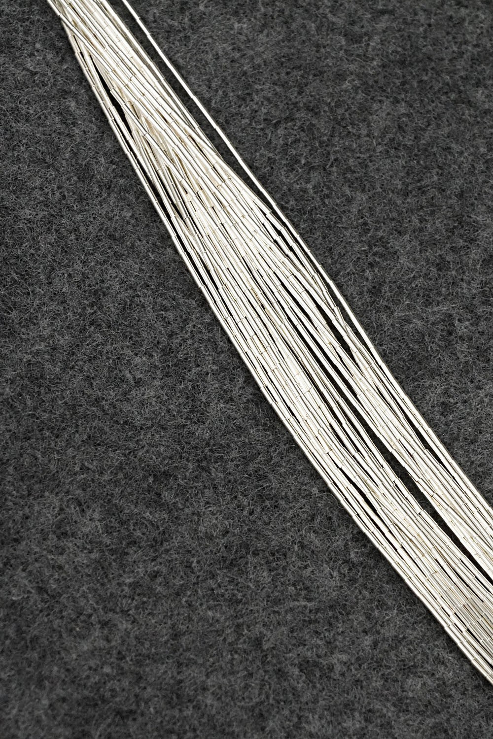 Liquid Silver Necklace - Sterling Silver 24"