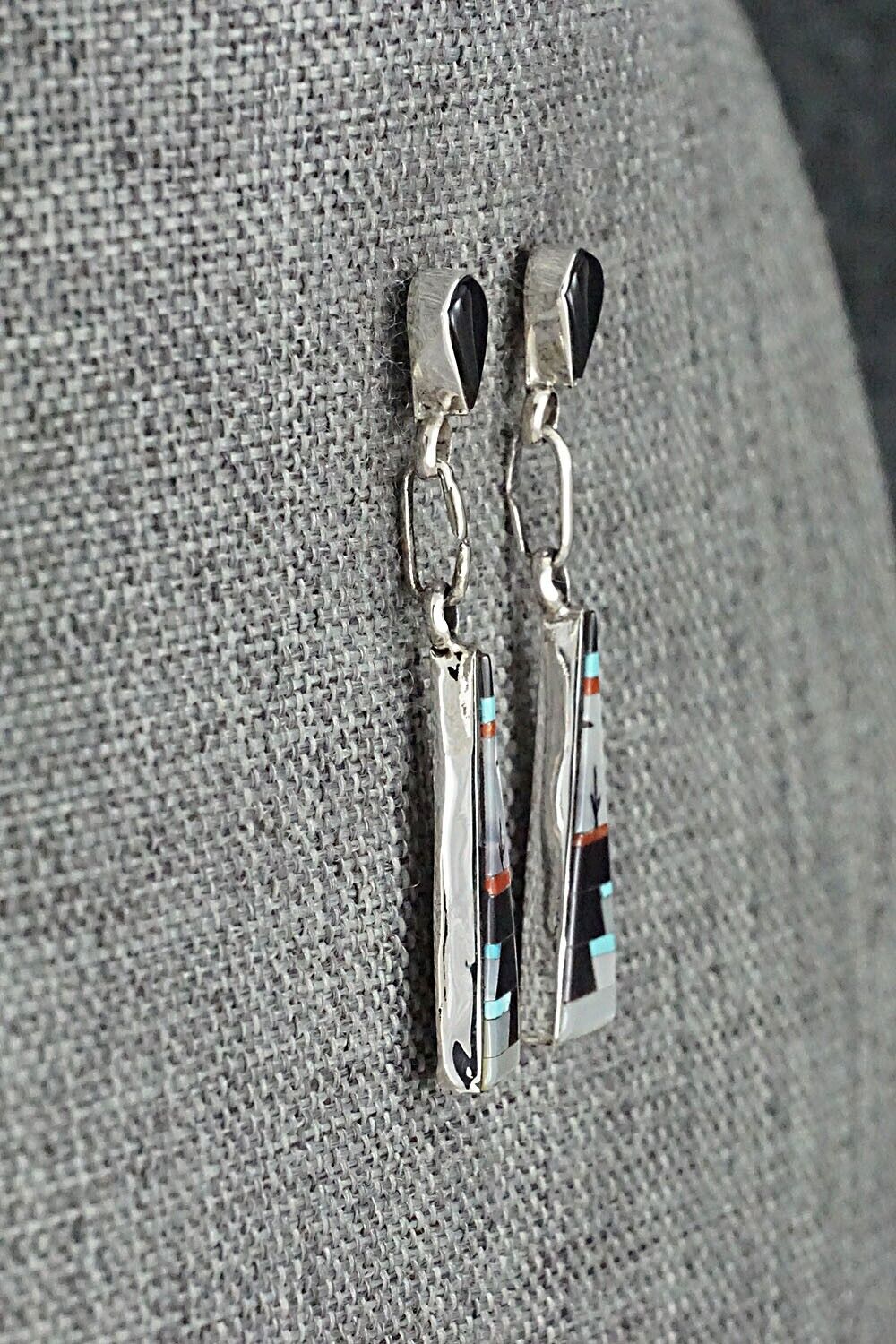 Multi-Stone & Sterling Silver Earrings - Jason Bobelu