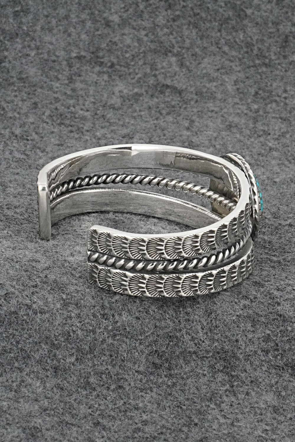 Turquoise and Sterling Silver Bracelet - Roland Dixson
