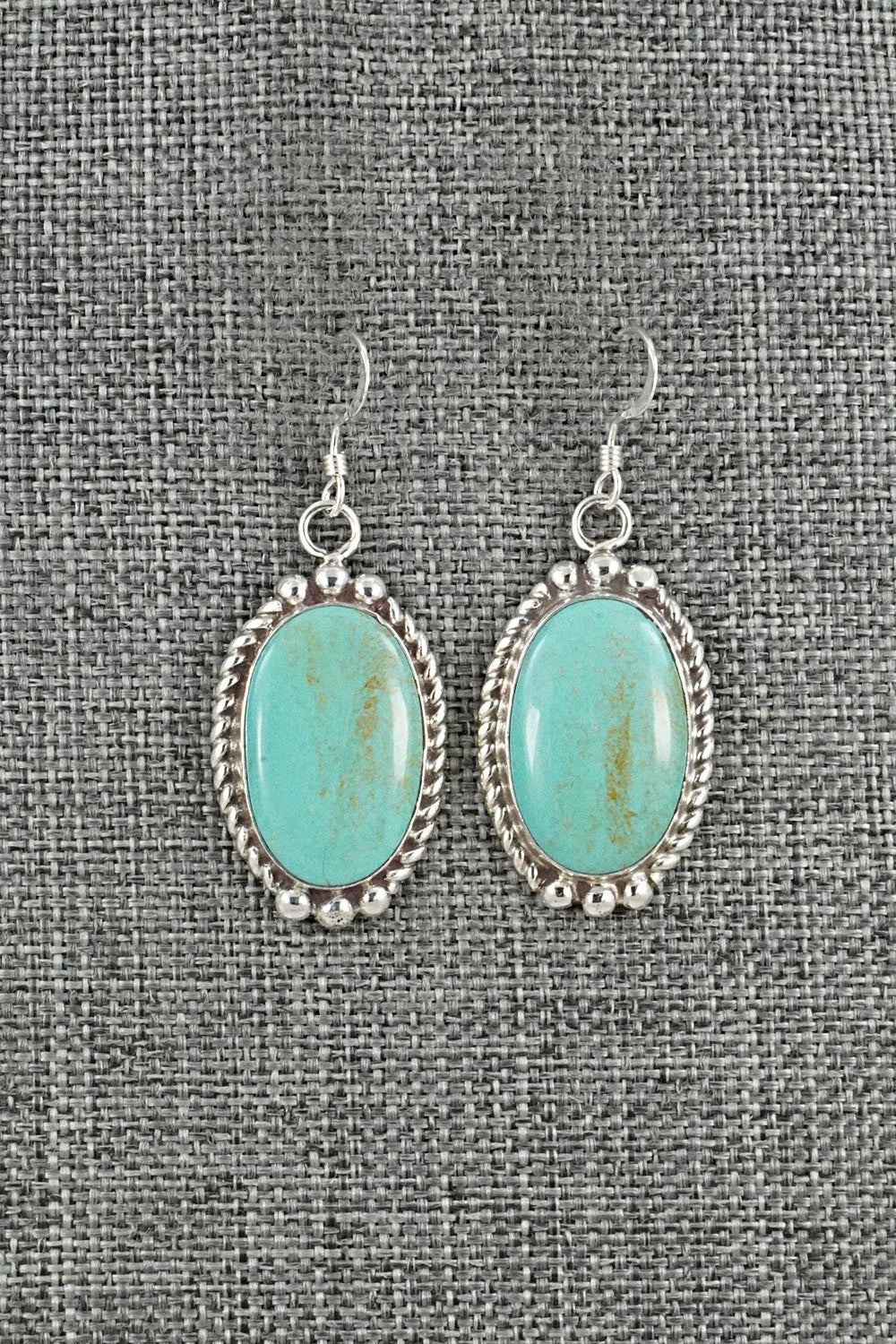 Turquoise & Sterling Silver Earrings - Antwone Brown