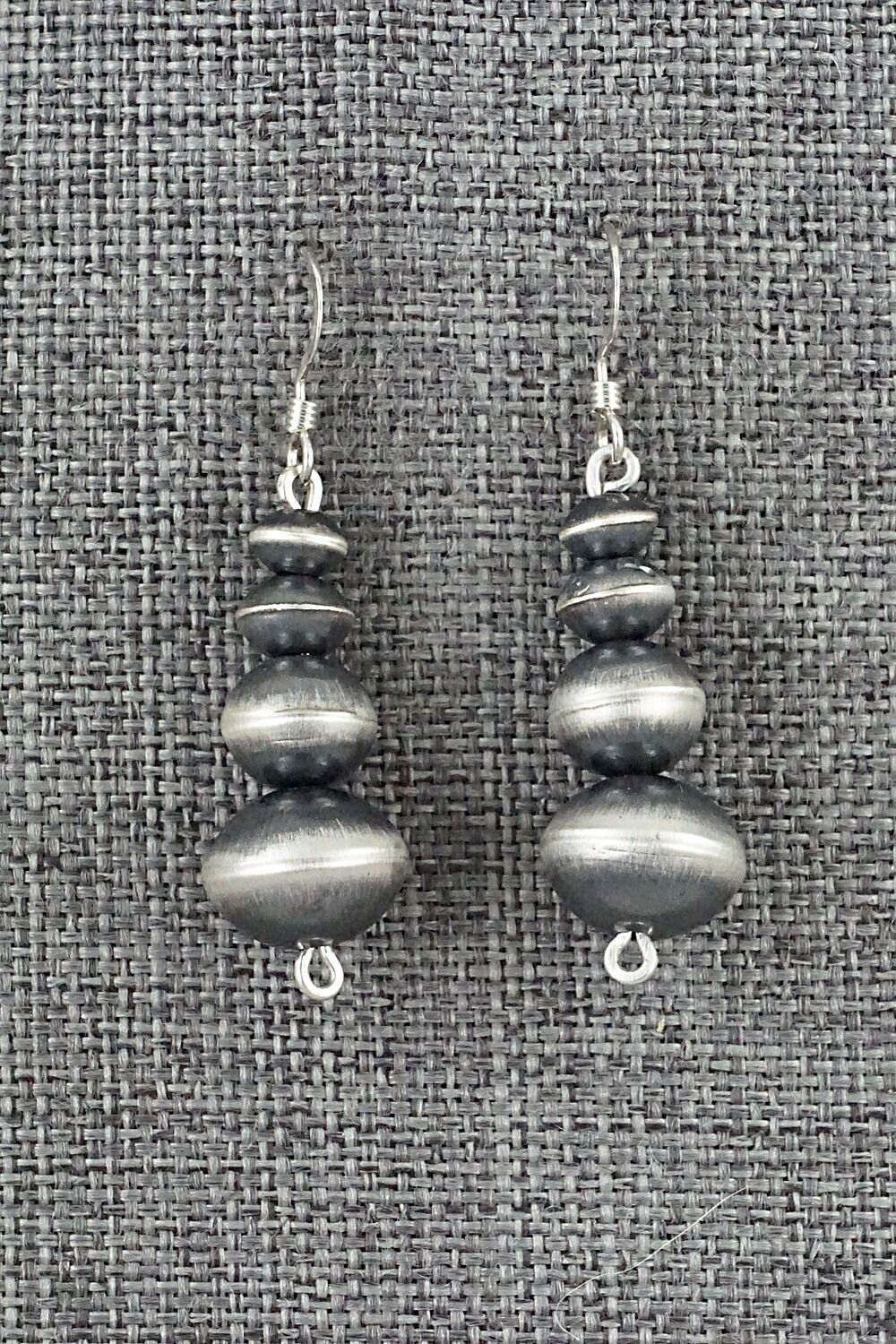 Sterling Silver Navajo Pearl Earrings - Preston Haley