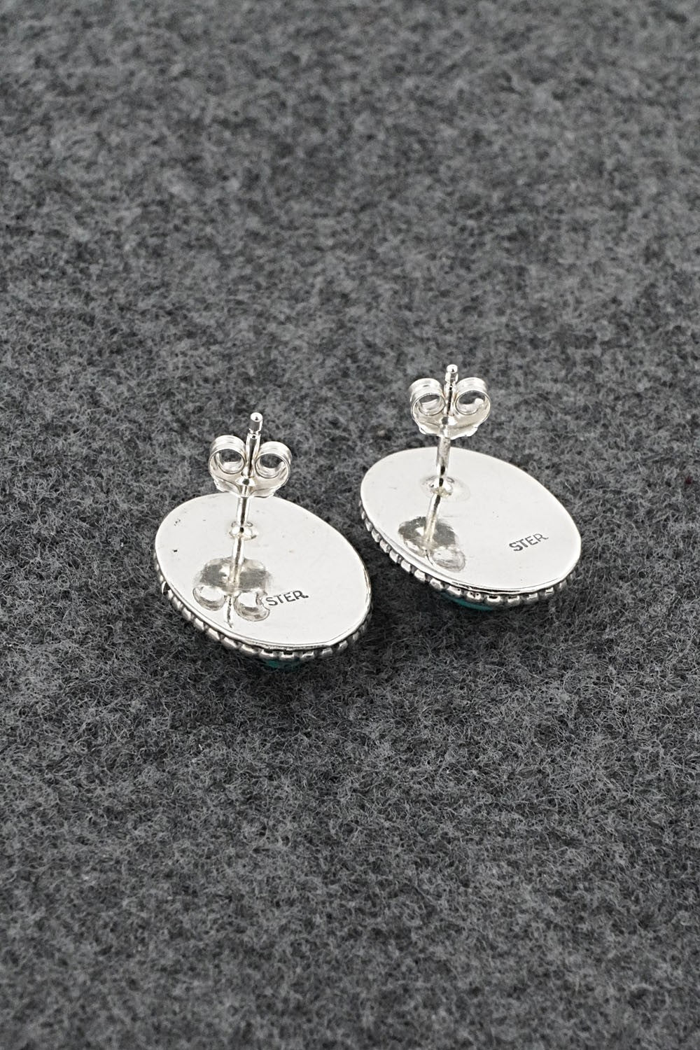 Turquoise & Sterling Silver Earrings - Rita Largo