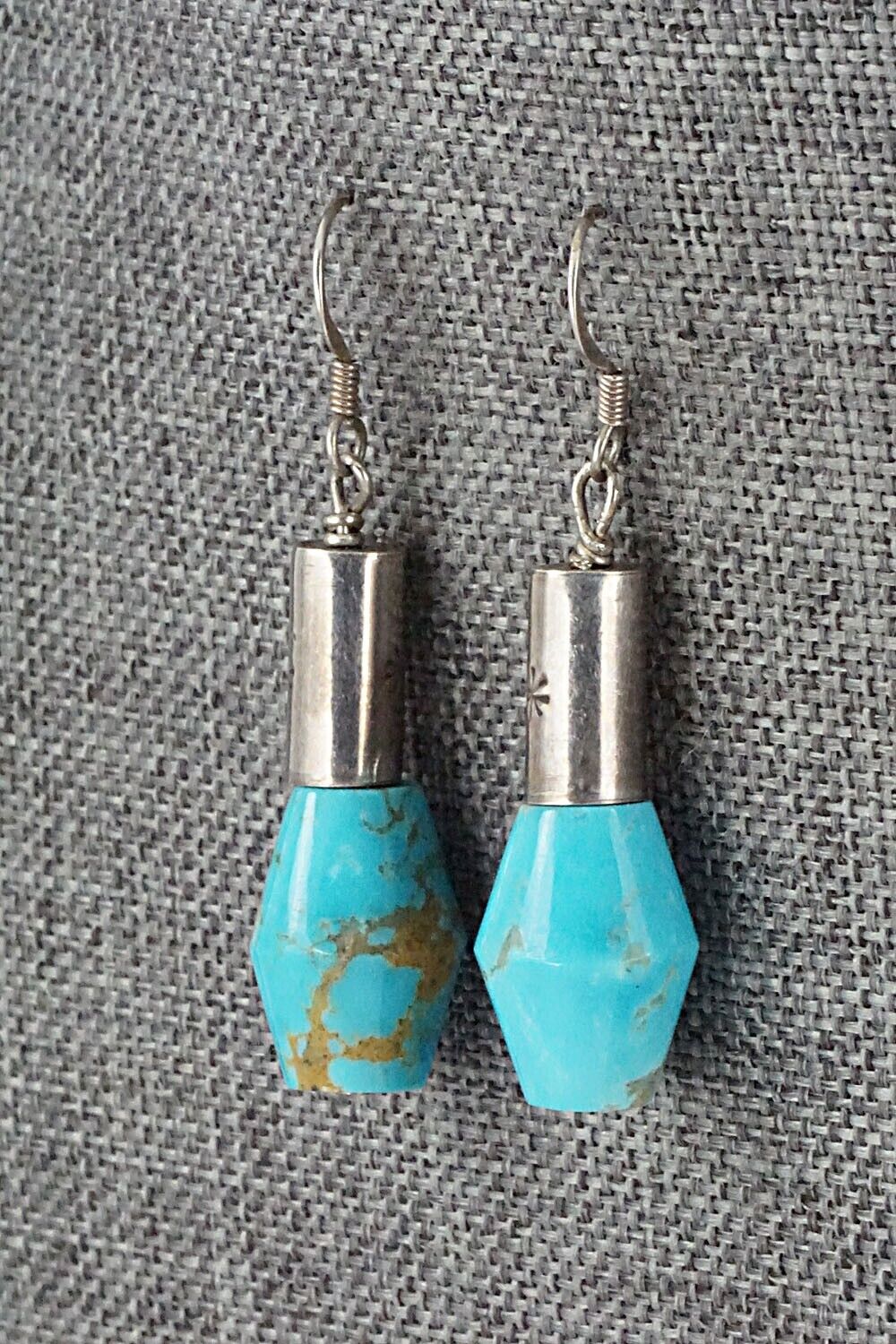 Turquoise & Sterling Silver Necklace Set - Navajo