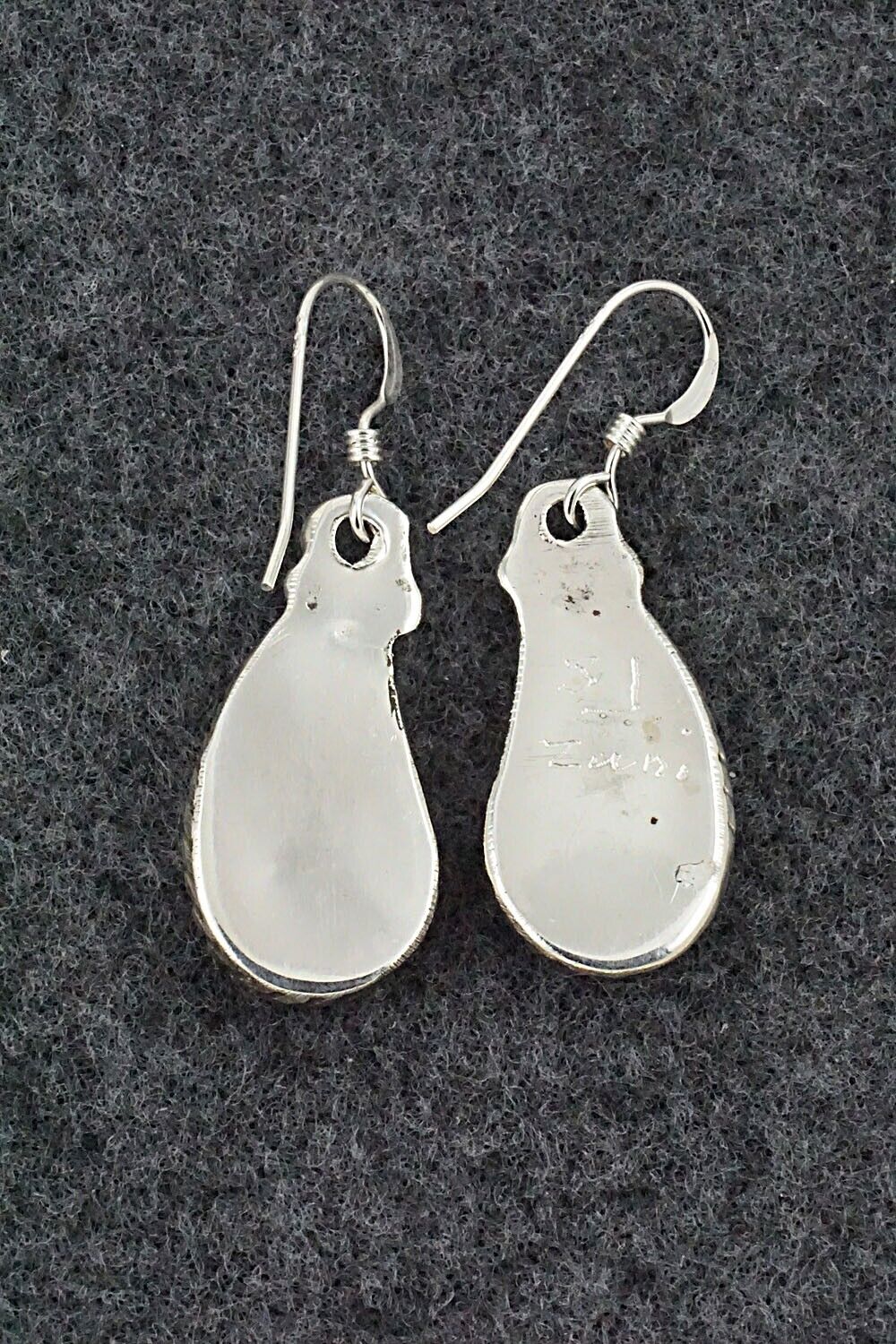 Opalite & Sterling Silver Inlay Earrings - Susie Lowsayatee