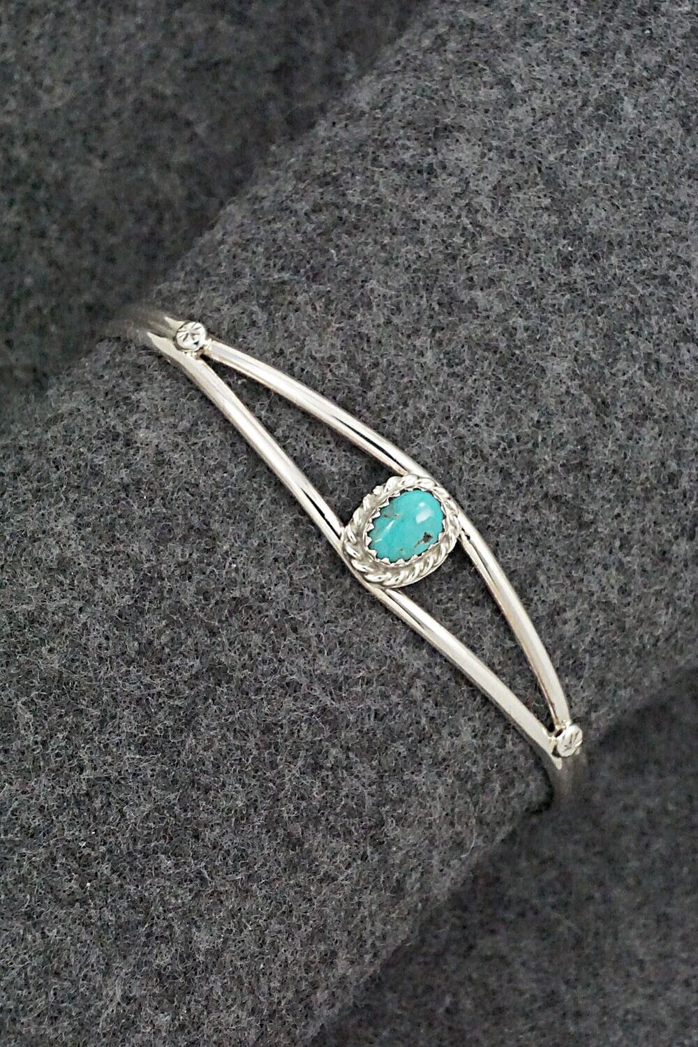 Turquoise & Sterling Silver Bracelet - Elton Cadman