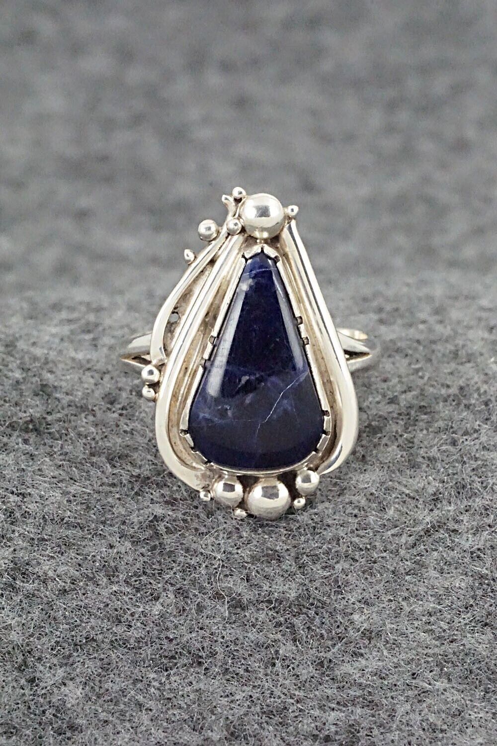 Sodalite & Sterling Silver Ring - Oliver Smith - Size 9.5