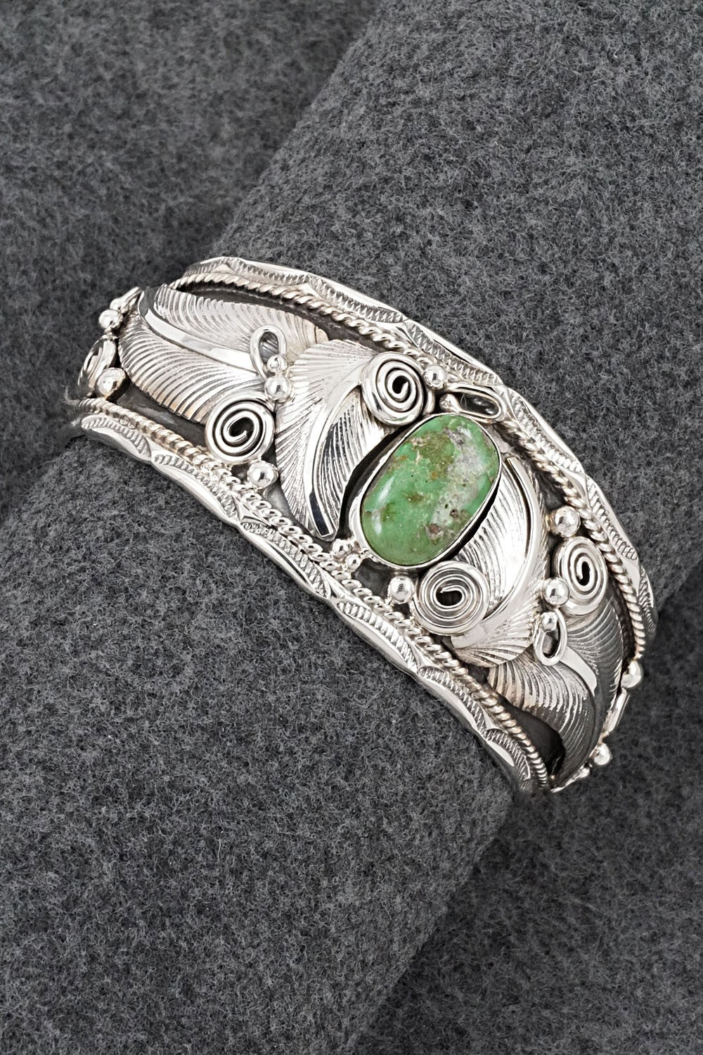 Turquoise & Sterling Silver Bracelet - Darrell Morgan