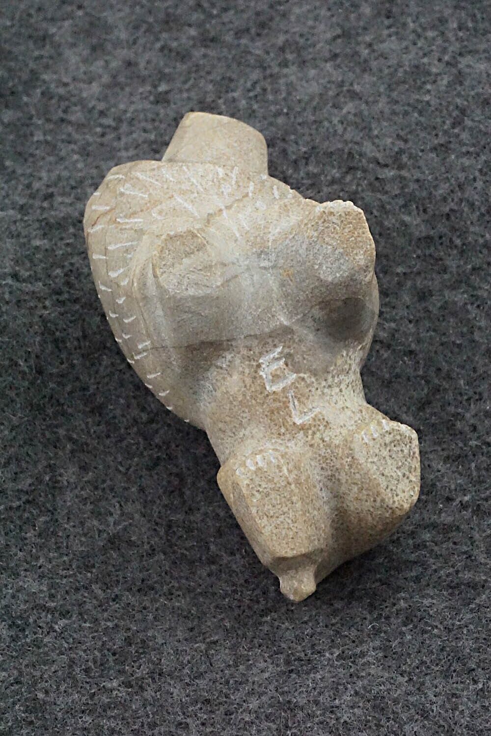 Lion Zuni Fetish Carving - Enrike Leekya
