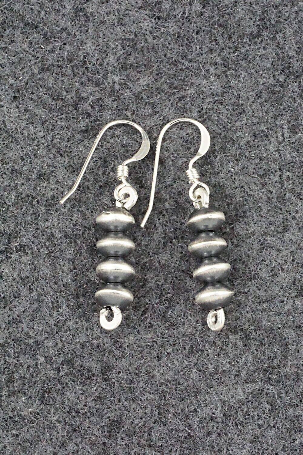 Sterling Silver Navajo Pearl Earrings - Preston Haley