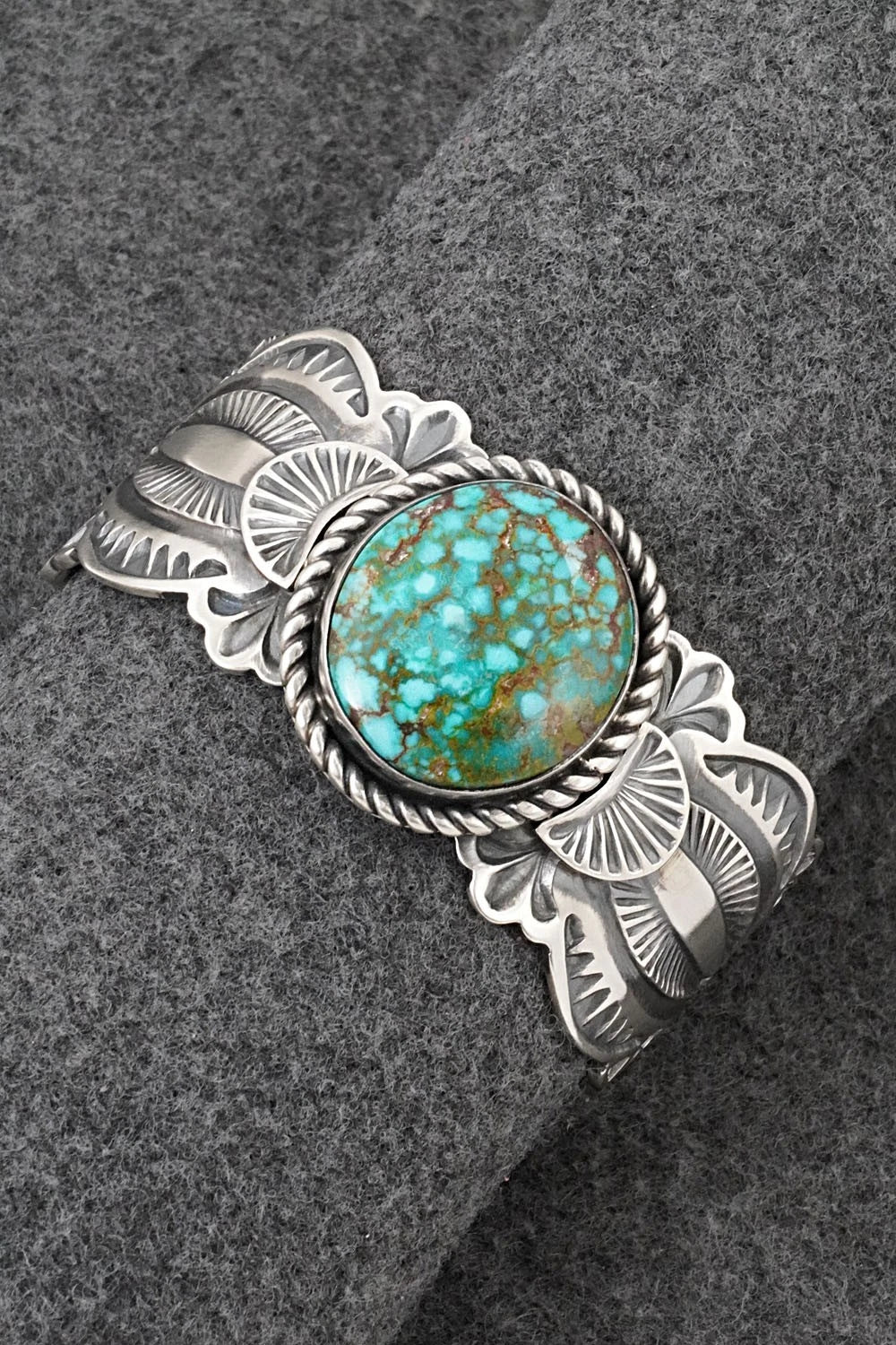 Turquoise & Sterling Silver Bracelet - Arnold Blackgoat