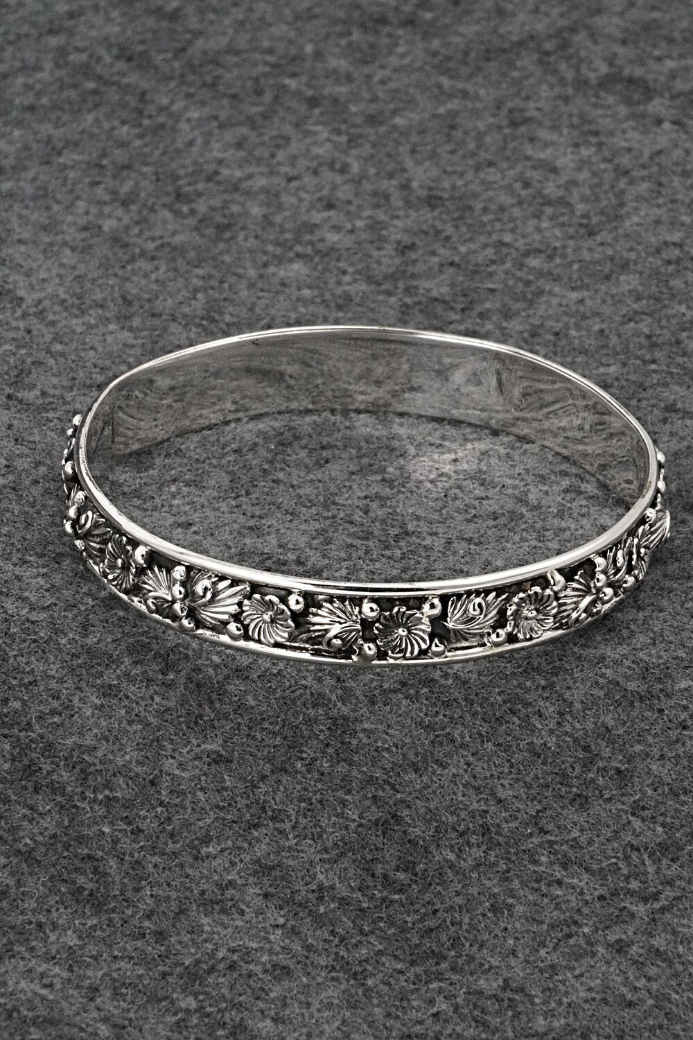 Sterling Silver Bangle Bracelet - Sadie Jim