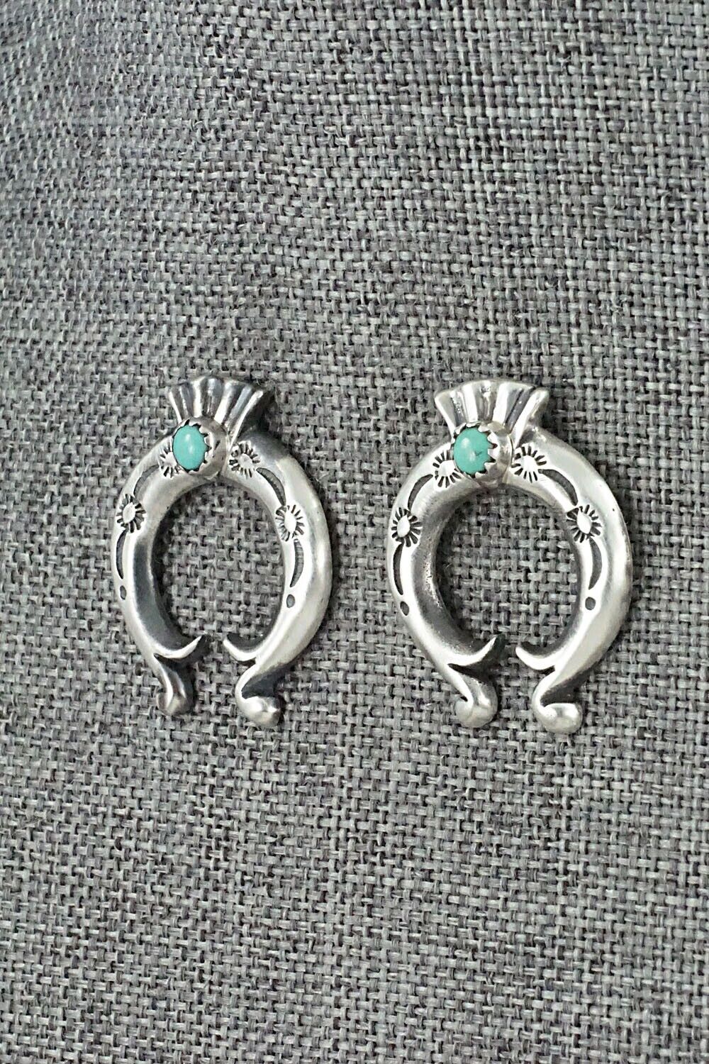 Turquoise & Sterling Silver Earrings - Paige Gordon