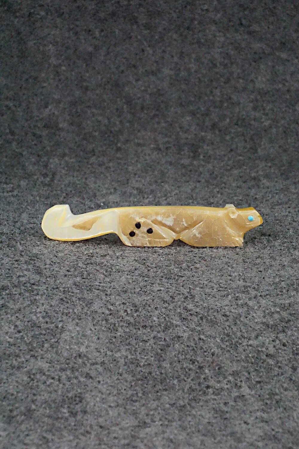 Mountain Lion Zuni Fetish Carving - Danette Laate