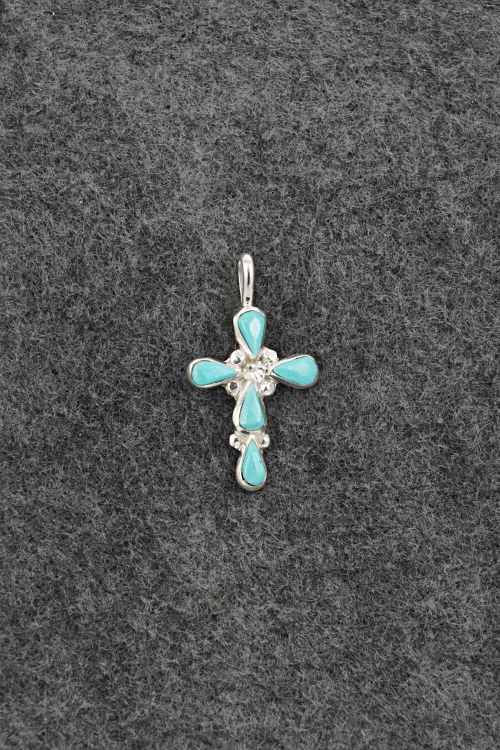 Turquoise & Sterling Silver Pendant - Bryce Vacit