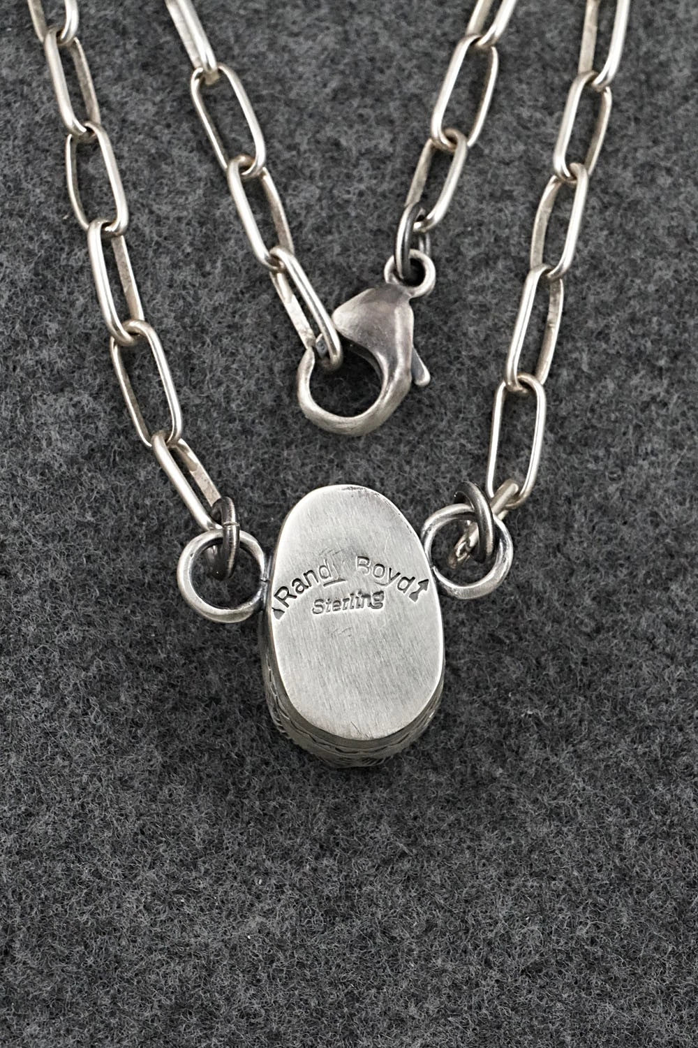 Turquoise & Sterling Silver Necklace - Randy Boyd
