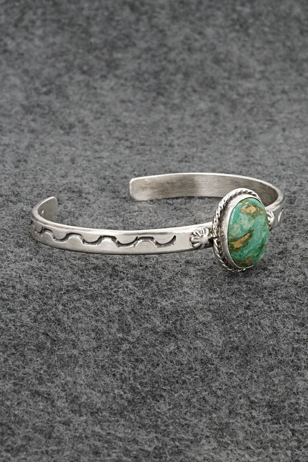 Turquoise & Sterling Silver Bracelet - Samuel Yellowhair