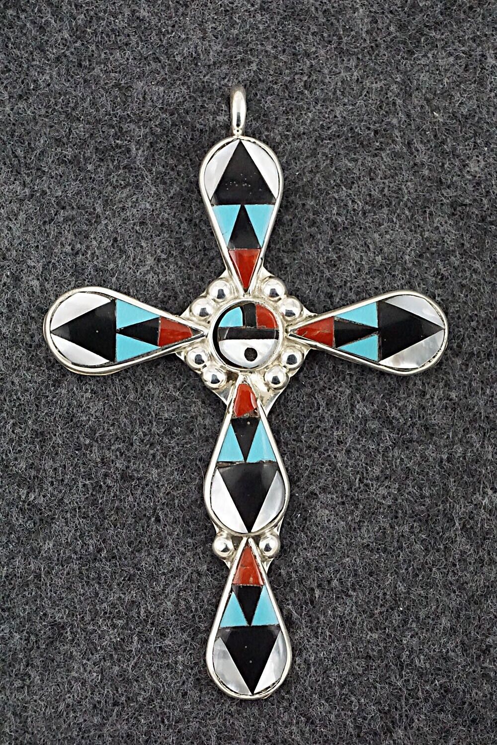 Multi-Stone & Sterling Silver Pendant - Florency Lucio