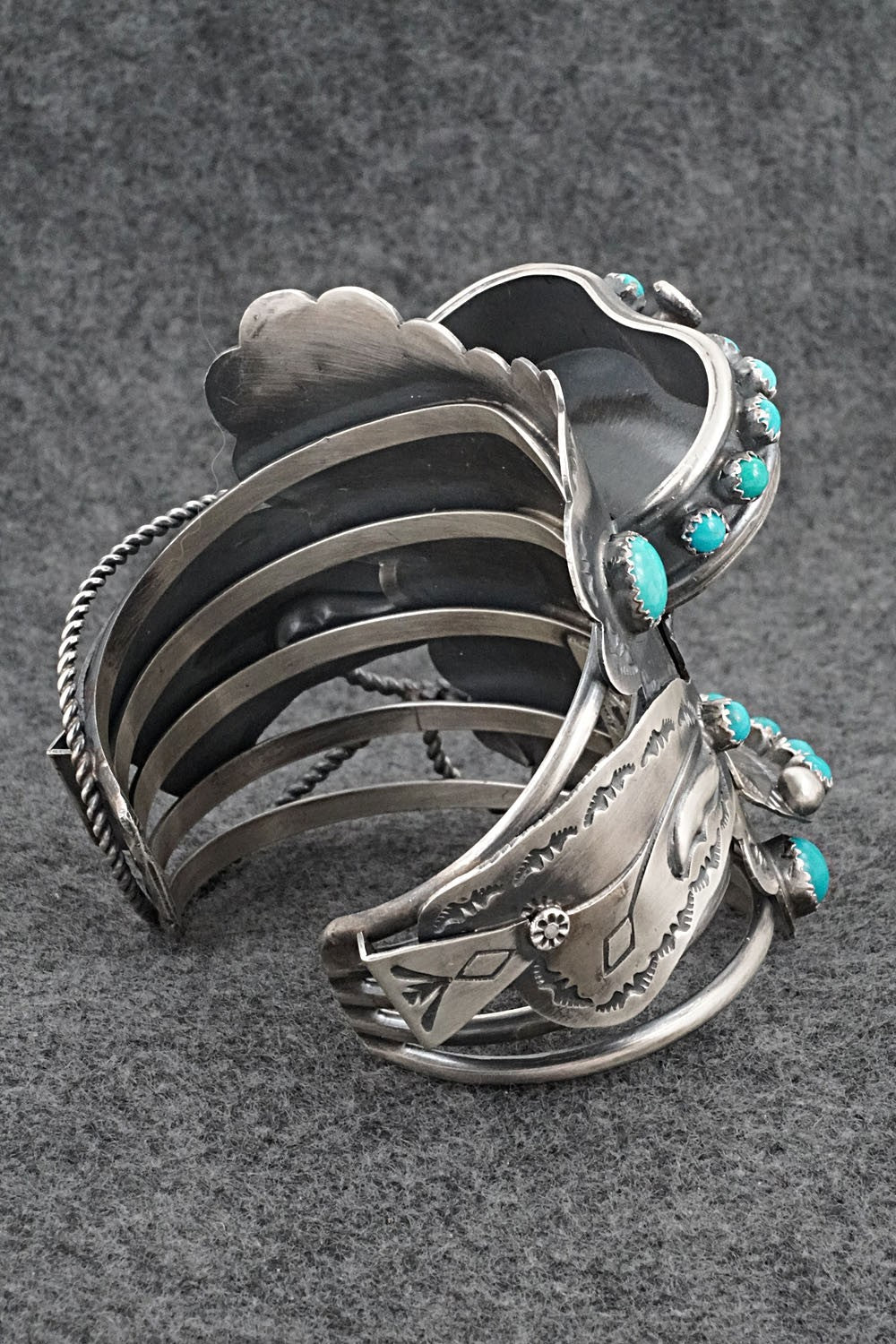 Turquoise & Sterling Silver Bracelet - Tim Yazzie