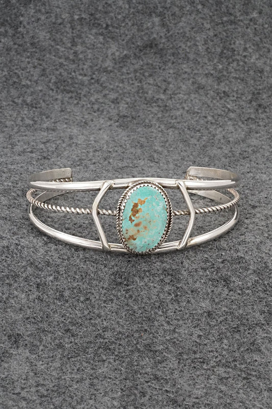 Turquoise & Sterling Silver Bracelet - Ernest Hawthorne