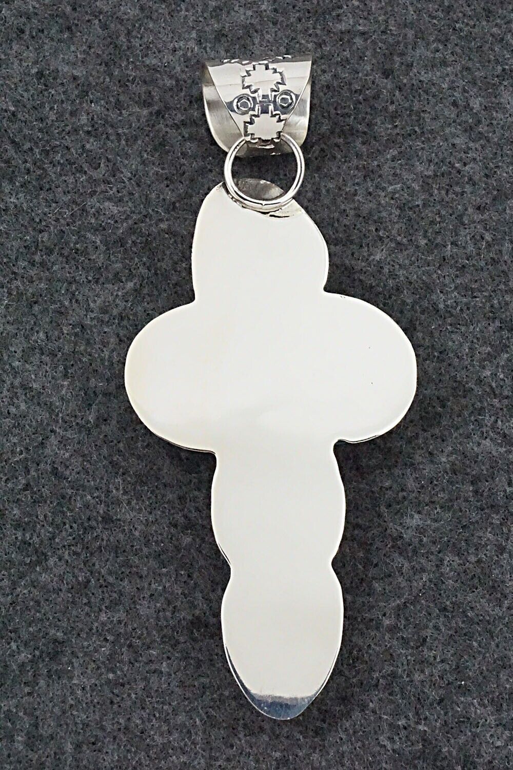 Turquoise & Sterling Silver Pendant - Emerson Delgarito