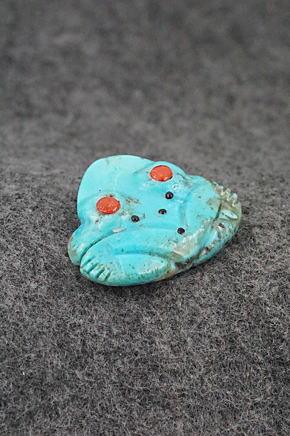 Frog Zuni Fetish Carving - Reynold Lunasee