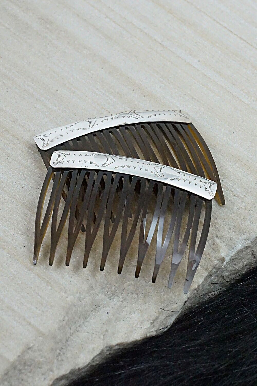 Sterling Silver Hair Combs - Randall Dalgai