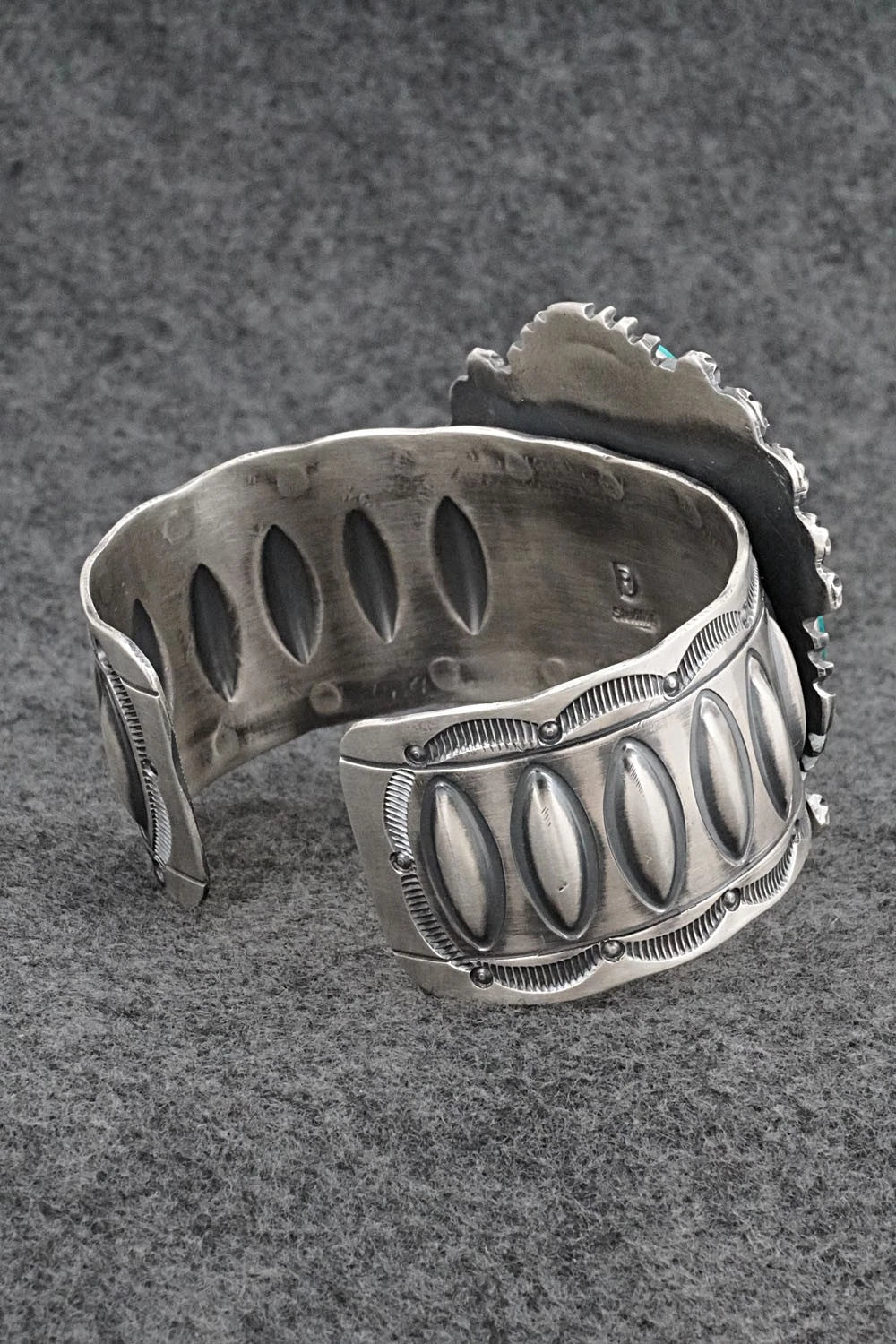 Turquoise & Sterling Silver Bracelet - Raymond Delgarito