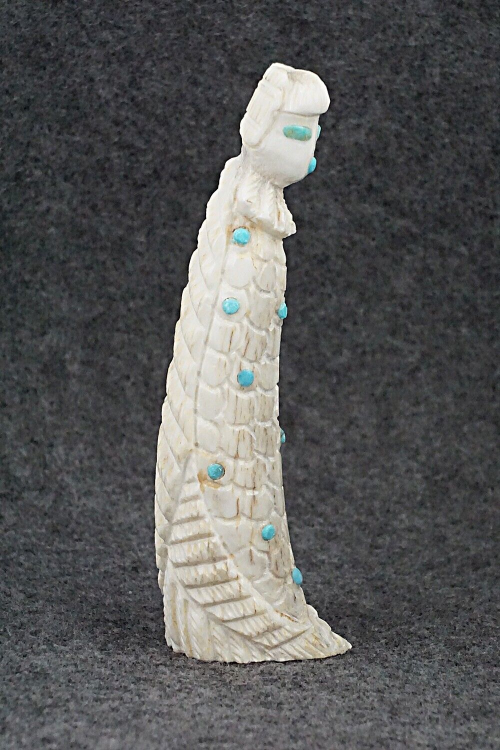 Corn Maiden Zuni Fetish Carving - Garrick Weeka