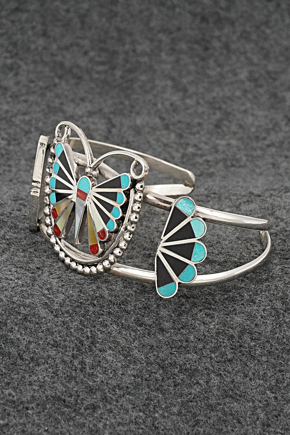 Multi-Stone & Sterling Silver Bracelet - Adrian Wallace