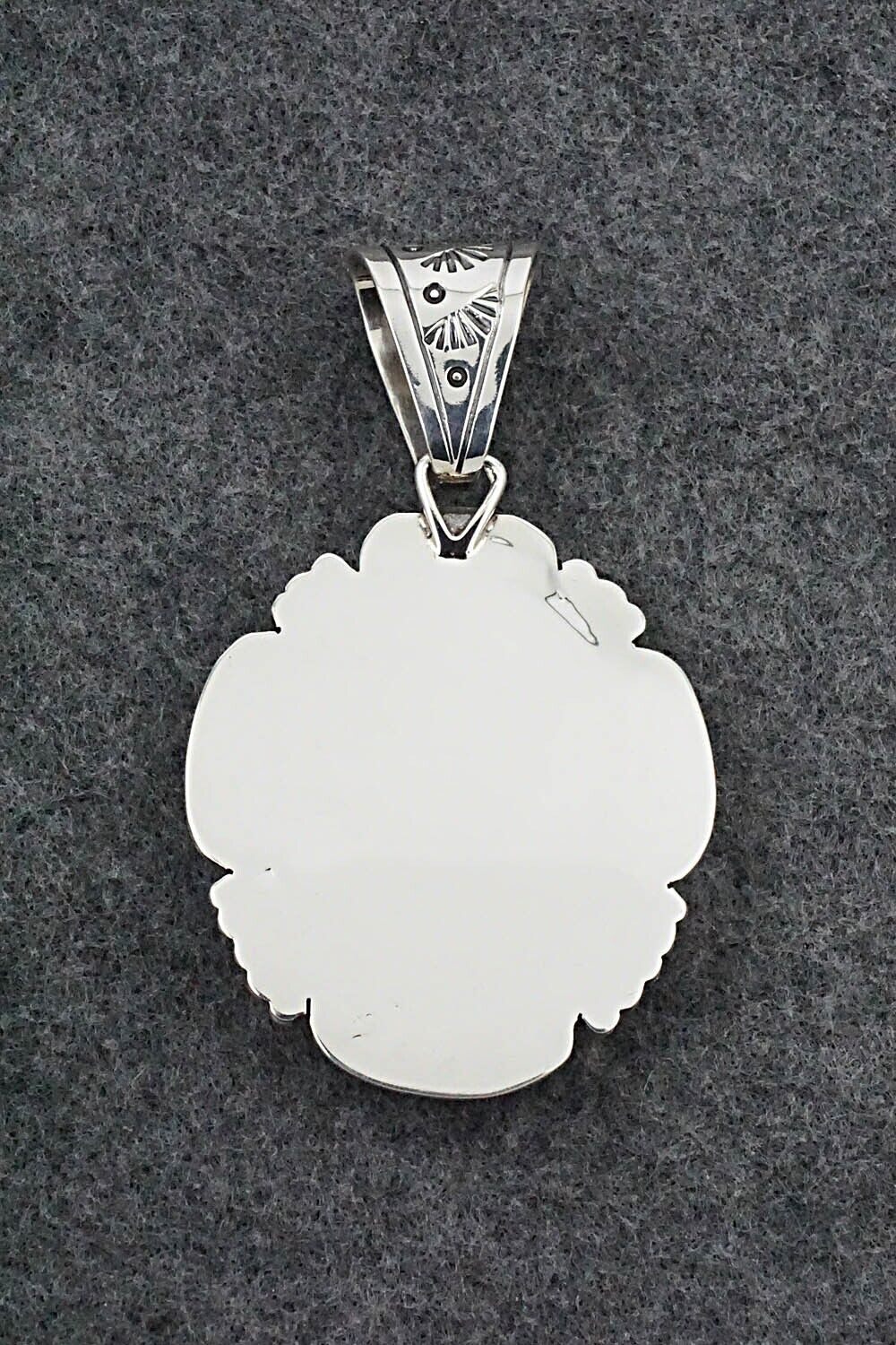 Turquoise & Sterling Silver Pendant - Emerson Delgarito