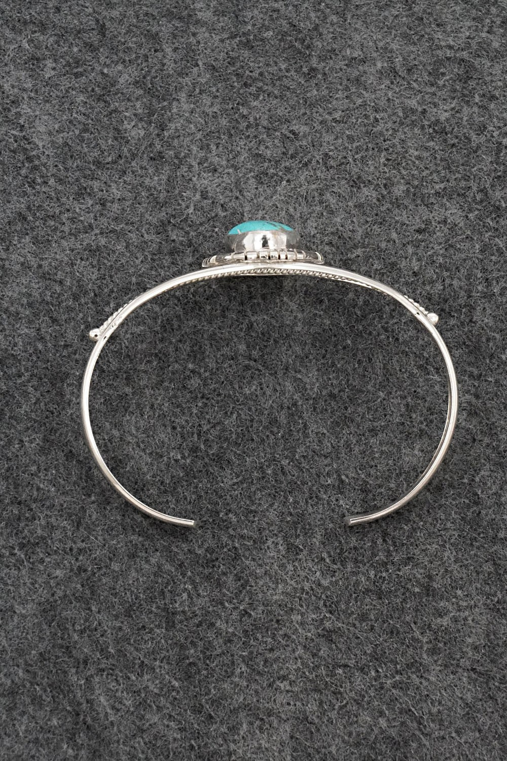 Turquoise & Sterling Silver Bracelet - Peggy Skeets