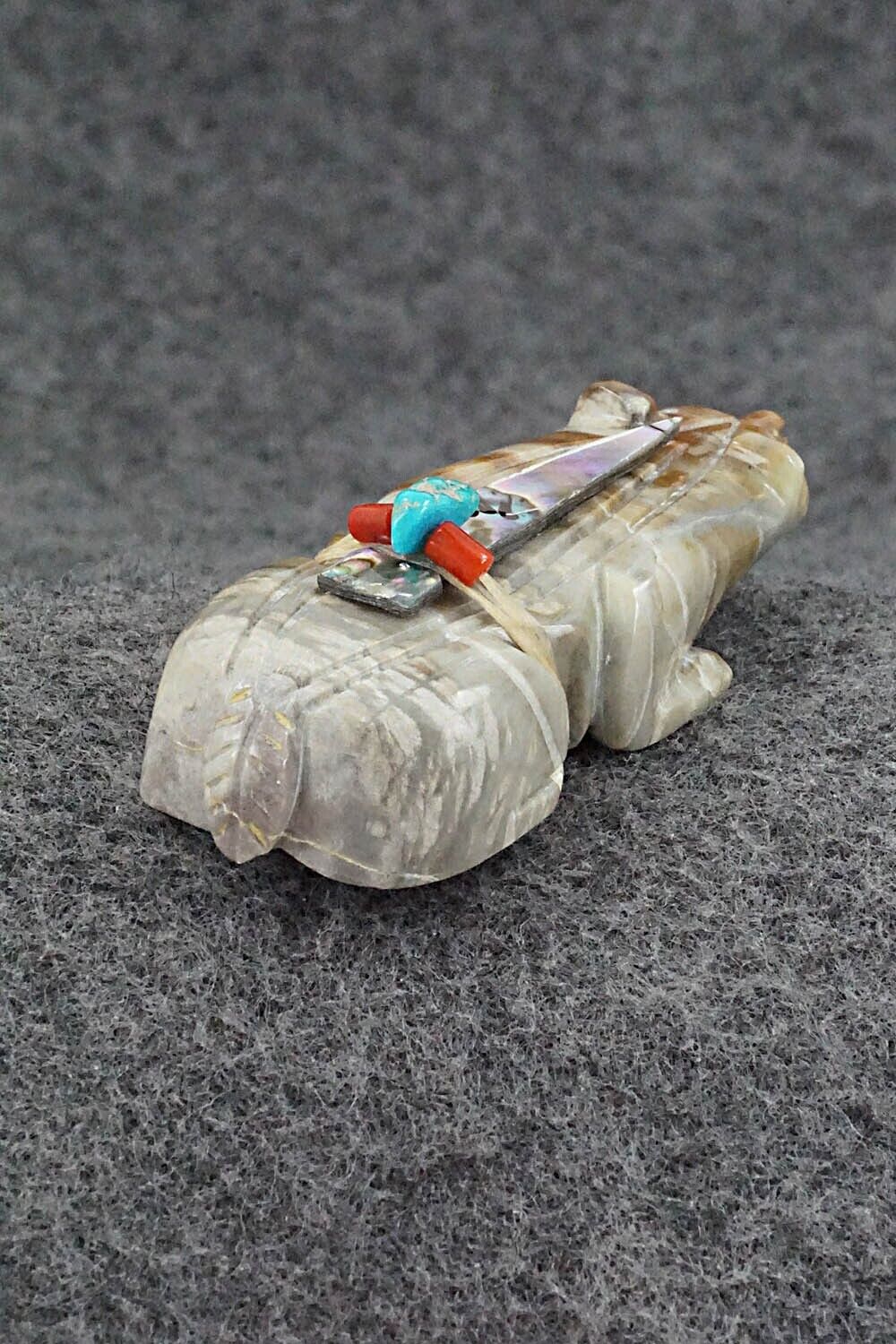 Badger Zuni Fetish Carving - Alex Tsethlikai