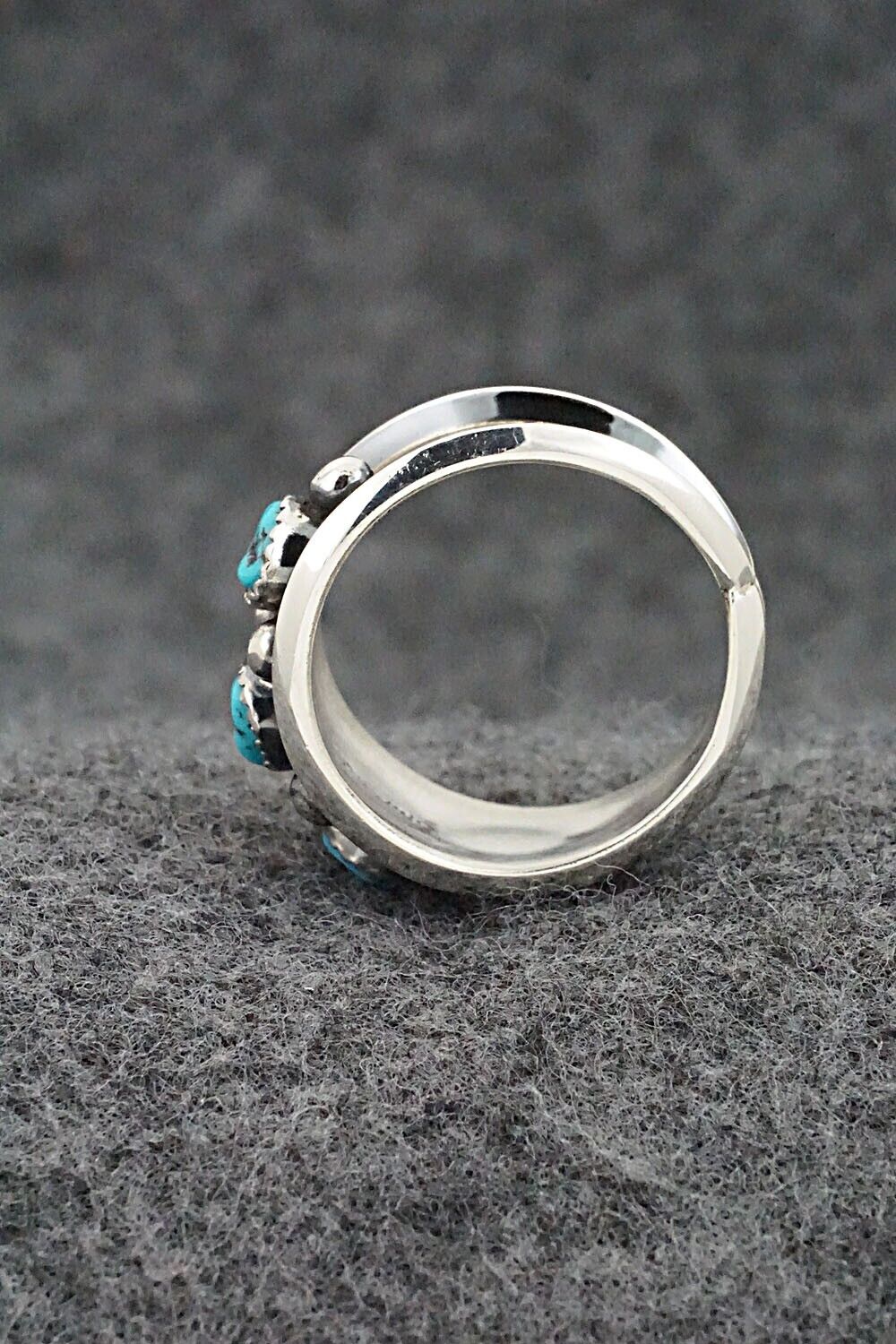 Turquoise & Sterling Silver Ring - Paul Largo - Size 8.5