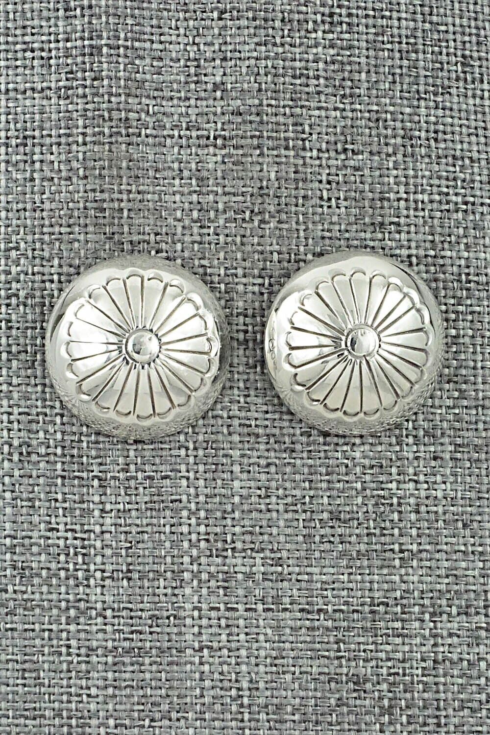 Sterling Silver Earrings - Marie Yazzie